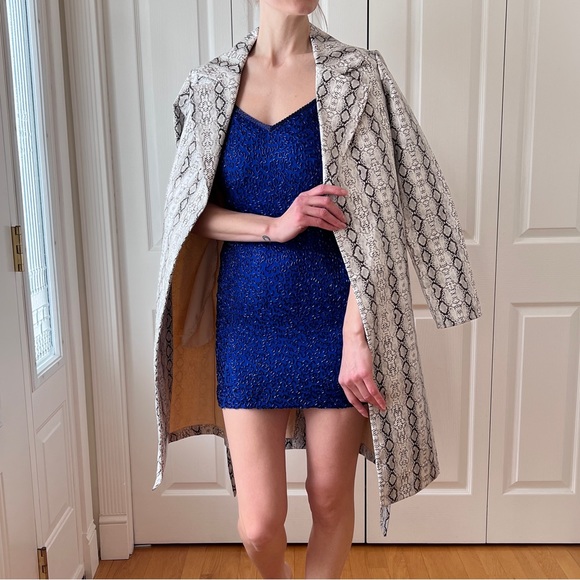 Vintage 1980’s Silk Sequin Mini dress - Picture 5 of 12